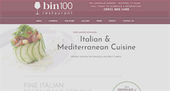 Desktop Screenshot of bin100.com