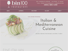 Tablet Screenshot of bin100.com